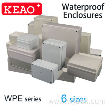 60 Sizes IP65 abs plastic waterproof enclosure box outdoor weatherproof electronic watertight electrical enclosure box